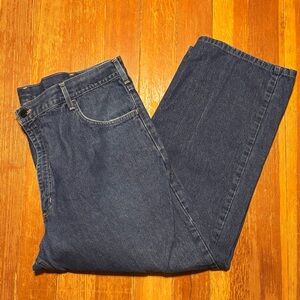 Carhartt FR Men's Relaxed Fire Retardant Blue Jeans 42x32 100% Cotton